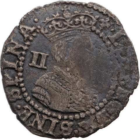 1604 Half Groat James I England Coin 1st coinage Lis Mintmark