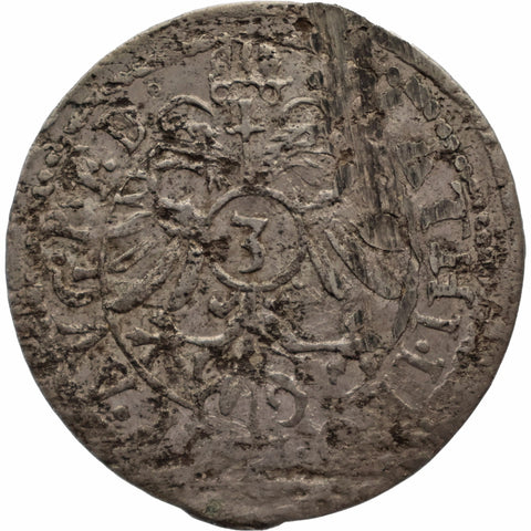 1612 - 1619 3 Kreuzers John II the Younger Palatinate - Zweibrücken Coin