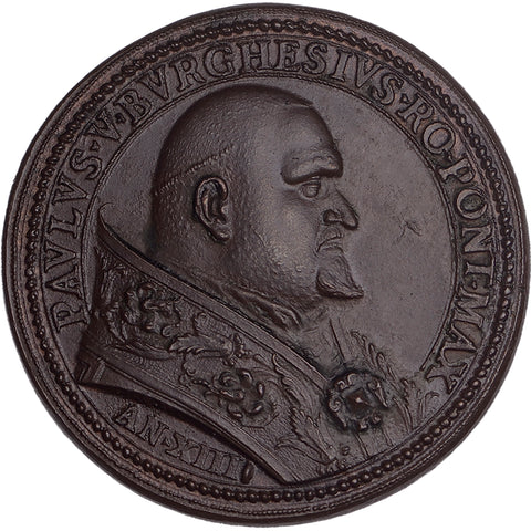 1613 Papal States Paul V Medal (19th century) Erection of the Marian Column 