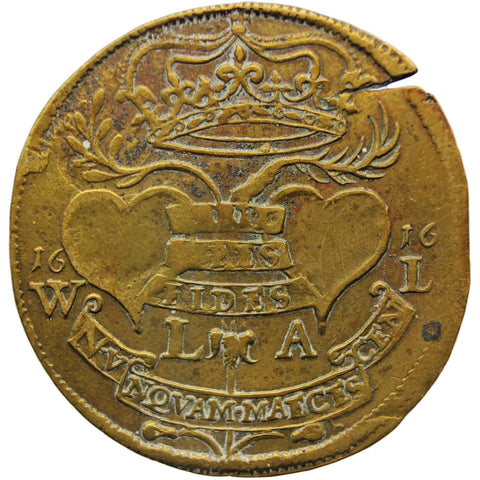 1616 France Louis XIII Marriage with Anne of Austria Token