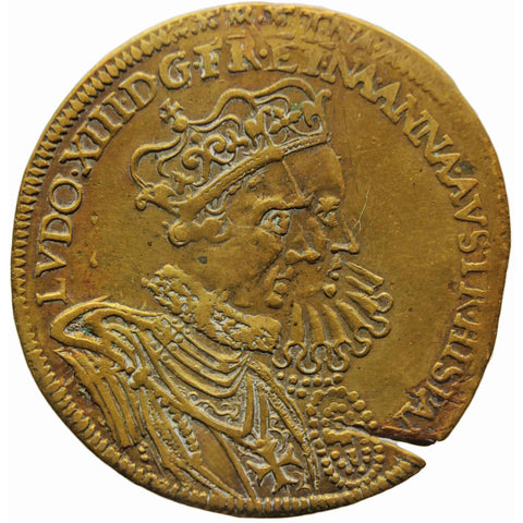 1616 France Louis XIII Marriage with Anne of Austria Token