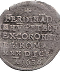 1636 Ferdinand III Silver Token - Coronation in Regensburg