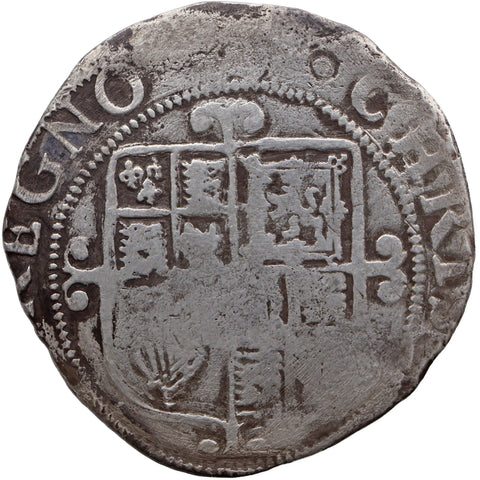 1643 - 1646 Shilling Charles I England Coin Group F, 6th bust Briot's