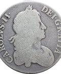 1675 Crown Charles II Great Britain Silver Coin