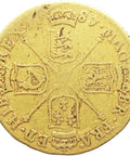 1687/6 Guinea James II Coin UK Gold 2nd bust Overdate