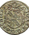 1695 1 Kreuzer Bishopric of Salzburg Johann Ernst Graf von Thun Silver Coin