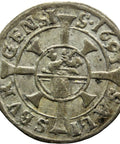 1695 1 Kreuzer Bishopric of Salzburg Johann Ernst Graf von Thun Silver Coin