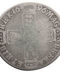 1696 Shilling William III Great Britain Coin Silver York Mint