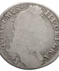 1696 Shilling William III Great Britain Coin Silver York Mint