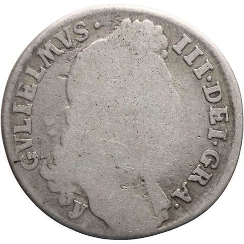 1696 Shilling William III Great Britain Coin Silver York Mint