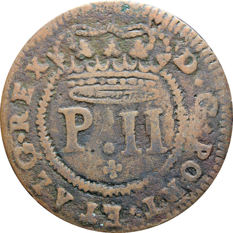 1699 Portugal 3 Reis Pedro II Coin