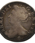 1707 Sixpence Queen Anne Coin Silver Edinburgh Mint Scotland