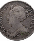 1709 Shilling Anne Coin UK Plain angles