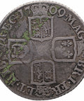 1709 Shilling Anne Coin UK Plain angles