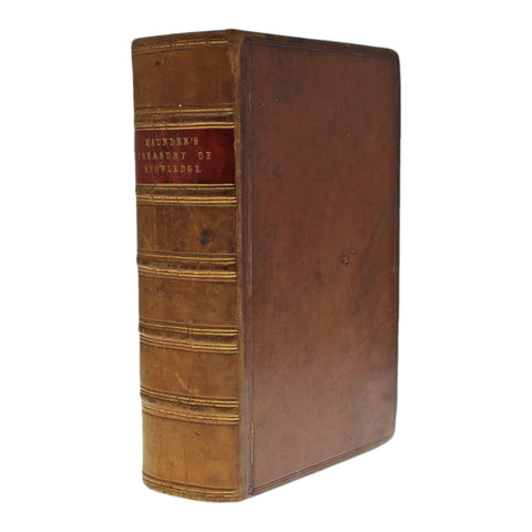 1862 Antique Book - Samuel Maunder's Treasury of Knowledge Library Reference