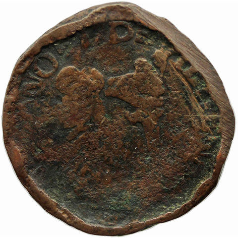 1726 1 Grano Coin Malta Antonio Manoel de Vilhena