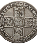 1745 Shilling George II Silver Coin Great Britain Lima Older bust