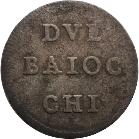 1746 Muraiola of 2 Baiocchi Benedict XIV Coin Papal Italy States
