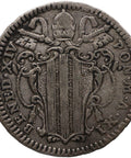 1750 1 Carlino Romano Benedict XIV Coin Papal States