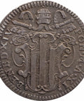 1750 XI 1 Grosso Benedict XIV Coin Papal Italy States Jubilee