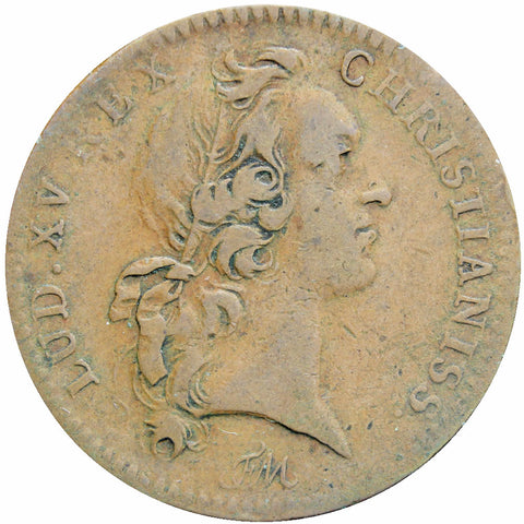 1750 France Louis XV Tresor Royal Token