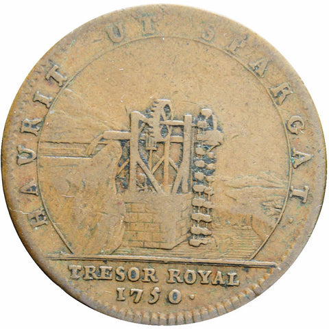 1750 France Louis XV Tresor Royal Token