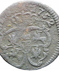 1752 Polish Lithuanian Commonwealth August III Szeląg Solidus Shilling Coin 1/3 Grosz