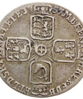 1757 Sixpence George II Silver Coin Great Britain Older bust