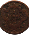 1759 One Soldo County of Gorizia (Italian states) Maria Theresa Coin