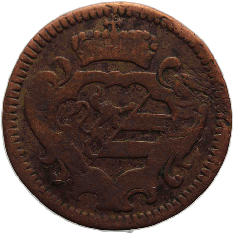 1759 One Soldo County of Gorizia (Italian states) Maria Theresa Coin