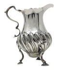 1763 Antique George III Era Sterling Silver Cream Jug Silversmith Samuel Meriten London Hallmarks
