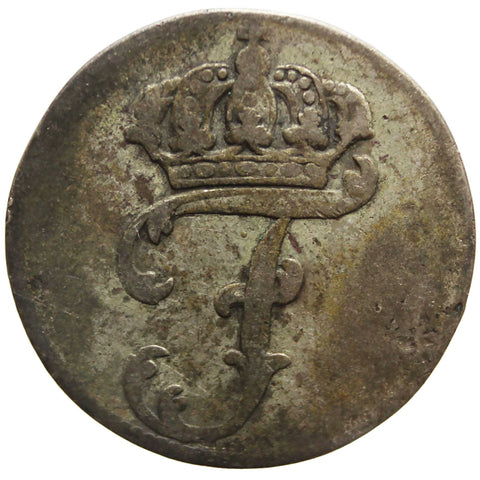 1767 1 Schilling Courant Silver Coin Germany States Duchy of Mecklenburg - Schwerin Friedrich II