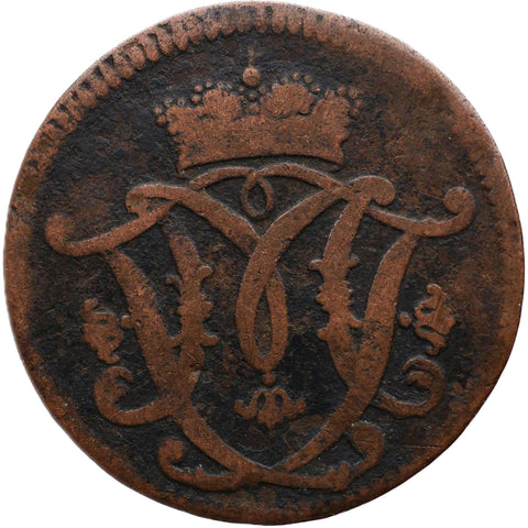 1767 IK ¼ Stüber Archbishopric of Cologne Coin Maximilian Frederick