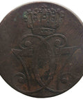 1771 1 Skilling Dansk Denmark Coin Christian VII