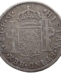 1774 FM 2 Reales Mexico Coin Charles III Silver