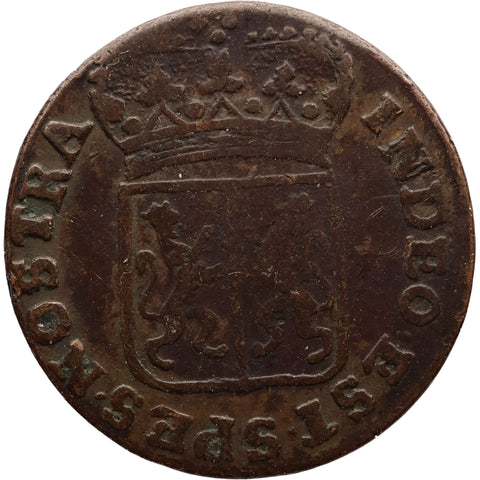 1783 Duit Gelderland Coin Netherlands