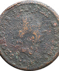1786 Isle of Man ½ Penny George III Coin engrailed edge