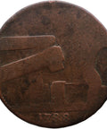 1788 Half Penny Token Warwickshire Wilkinson Man working an industrial