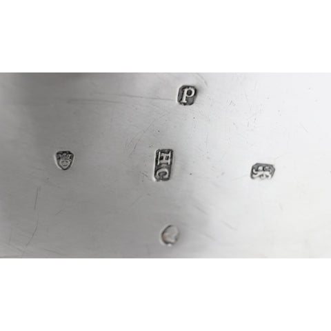 1790 Antique George III Era Sterling Silver Tea Pot Silversmiths Henry Chawner London Hallmarks