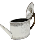 1790 Antique George III Era Sterling Silver Tea Pot Silversmiths Henry Chawner London Hallmarks