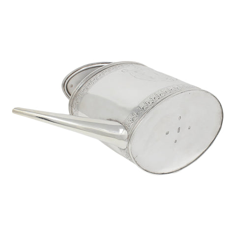 1790 Antique George III Era Sterling Silver Tea Pot Silversmiths Henry Chawner London Hallmarks