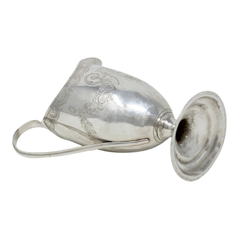 1791 Antique George III Era Sterling Silver Cream Jug Silversmith Joshua Jackson London Hallmarks