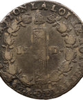 1792 T France 12 Deniers Louis XVI Coin Nantes Mint