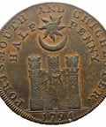 1794 Half Penny Token Hampshire Portsmouth John Howard