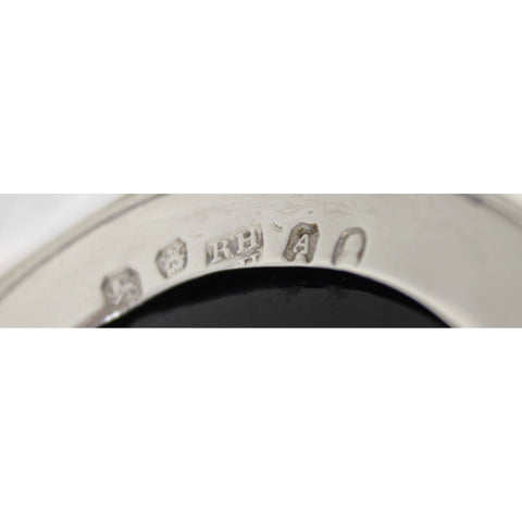 1796 Antique George III Era Sterling Silver Mustard Pot with Blue Glass Liner Silversmiths Robert Hennell I & David Hennell II London Hallmarks