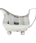 1797 - 1816 Antique George III Era Sterling Silver Cream Jug Silversmith Joseph Hicks Exeter Hallmarks