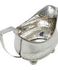 1797 - 1816 Antique George III Era Sterling Silver Cream Jug Silversmith Joseph Hicks Exeter Hallmarks