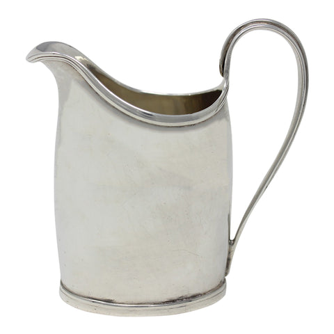 1798 Antique George III Era Sterling Silver Cream Jug Silversmith Thomas Meriton London Hallmarks