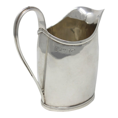 1798 Antique George III Era Sterling Silver Cream Jug Silversmith Thomas Meriton London Hallmarks