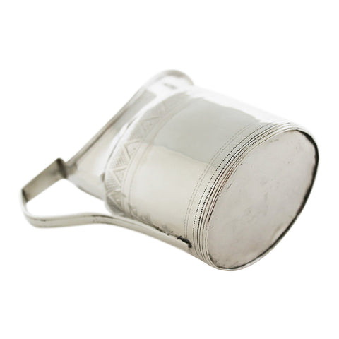 1800 Antique George III Era Sterling Silver Cream Jug Silversmith Solomon Hougham London Hallmarks